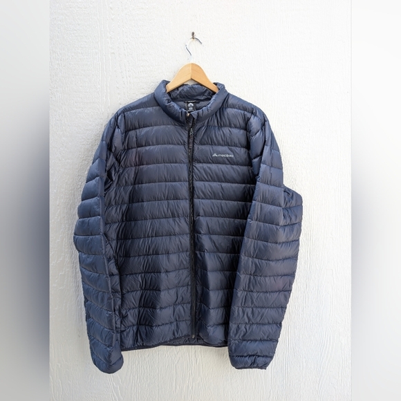 Macpac Navy Blue Ultra Uber Light Down Coat Jacket Men's Size 2XL - Picture 1 of 5